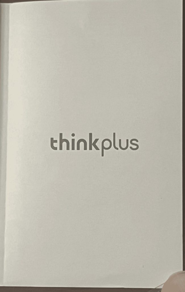 thinkplus lp75 取り扱い説明書１ページ目