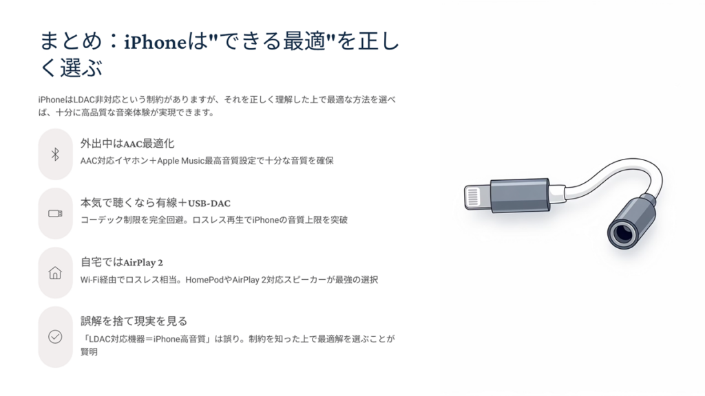 まとめ：iPHONEはできる最適を正しく選ぶ